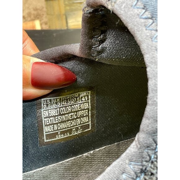 Skechers Mens Relaxed Fit Memory Foam 58817 Casual Sneakers Navy Size 9.5 - Picture 5 of 7